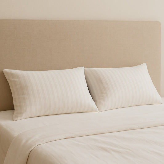 Medium Firmness Fiber Pillow – Hypoallergenic and with double ultra-soft cover