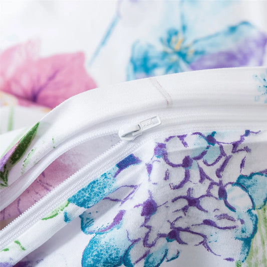 Fantasy Flowers Duvet Cover, soft touch.