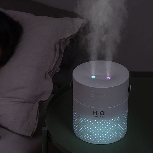 Humidificador Portátil Cylinder. Color Blanco. - Oma Home